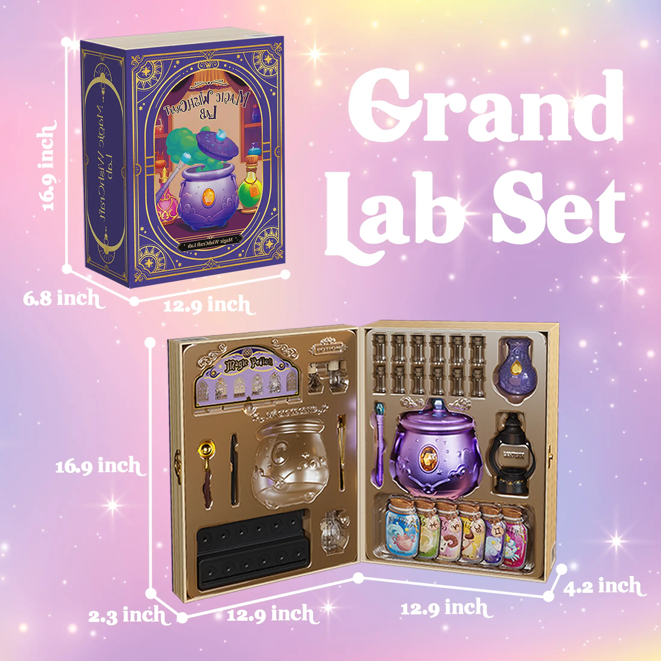 Ultimate Magic Gift-Box: Magic Wishcraft Lab Deluxe Cauldron