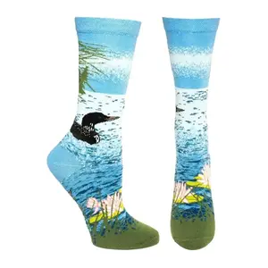 Socks: Ozone Socks – Women's Loon Lake Crew Sock (One Size)
