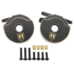 MEUS RACING Brass Steering Knuckles for for Vanquish H10 Optic Sparco Yokohama RTR 1/10 RC Crawler Upgrades Parts, L-124grams/R-128grams