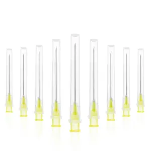 Sterile 20 Gauge 1.5 Inch Needles (100 Pack) – Disposable Luer Lock Industrial Needles, Individually Wrapped for Accurate Liquid Transfer