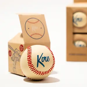 Kore Soft Baseball – Hand-Stitched Real Feel Foam Baseballs | Safe Indoor & Outdoor Practice Ball for Backyard Play | Baseball Gift or Desk Toy | Stocking Stuffer | Party Favors
