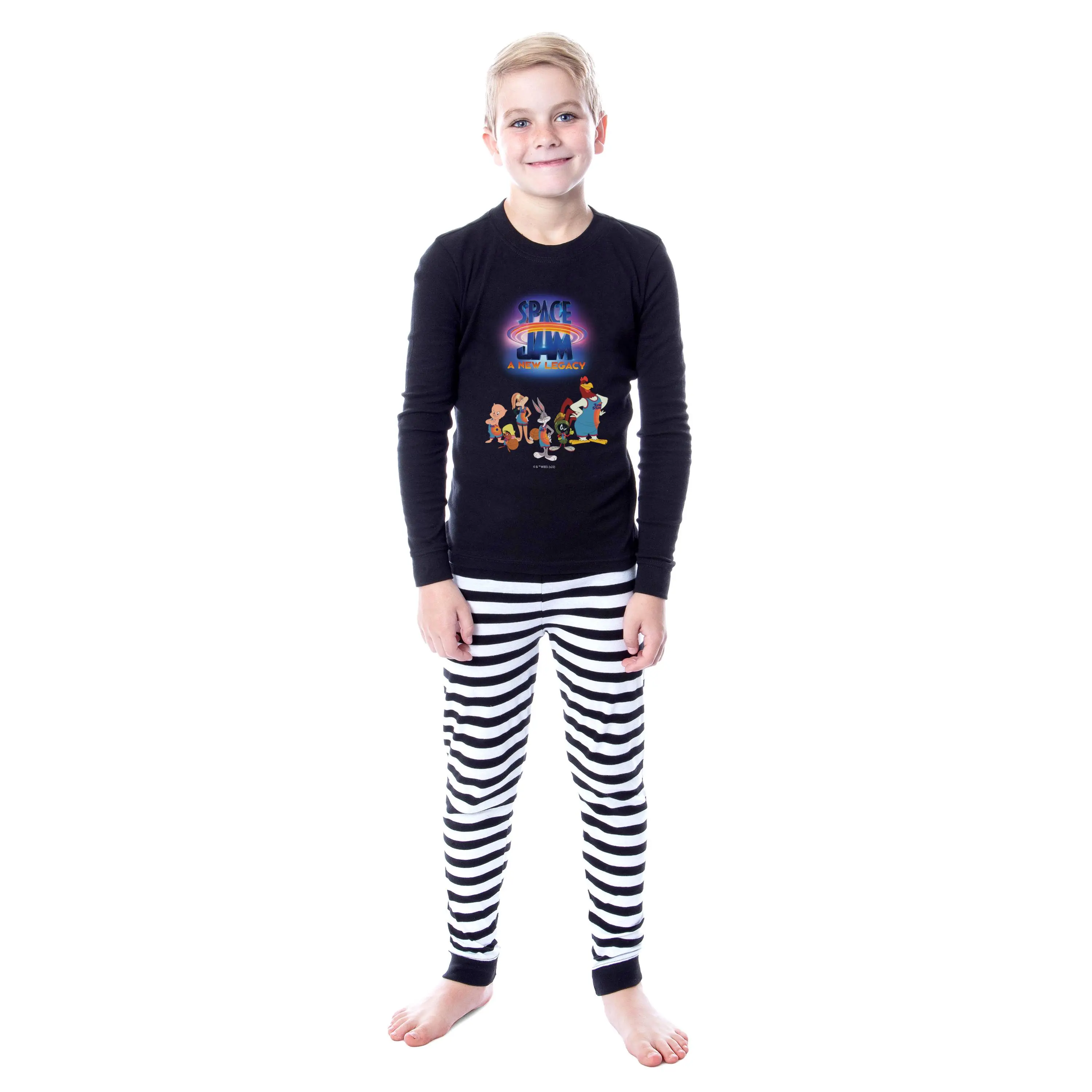 Looney Tunes Space Jam: A New Legacy Movie Film Sleep Tight Fit Family Pajama Set