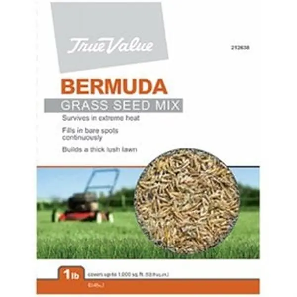 Barenbrug USA 1 lbs Unhulled Turf Type Bermuda Grass Seed, Durable Low Watering Seed for New Lawns, Survives in Extreme Heat, All Seasons
