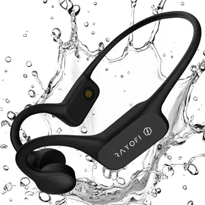 Rayofi Professional Bone Conduction Swimming Headphones IPX8 Waterproof 32GB Music Storage Dual-Mode Audio Real-Time Communication Underwater Music Freedom