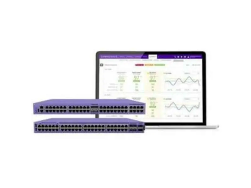 Extreme Networks 4220-12T-4X 12+4 Ports Stackable Networking Switch, 12 10-100-1000BaseT & 4 1G/10G SFP Ports, High-Speed Data Transfer for Network Switches & PoE