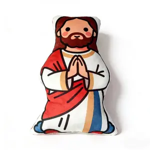 Jesus Pillow Decoration Cushion for Home & Gift, Decorative Sofa & Bedroom Pillow, Bedroom Decorative Accessories, Contemporary Style, Batch Number 20241029