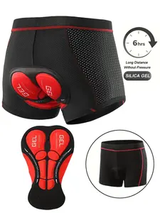Men's Tight-Fit Cycling Shorts, Comfortable Shaping Fitness Shorts, Quick-Dry Breathable Sportswear for Biking & Gym Workout