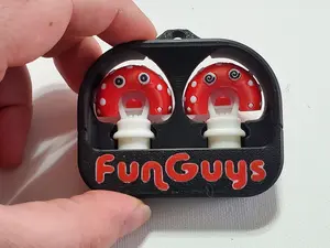 FunGuys - 3d printed Articulated Magic Mushrooms by MzM Digital Designs