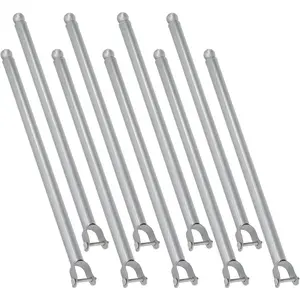 9 Pack Chain Link Fence Extension, 25.2'' Fence Extension Height, Galvanized  Extender for Dogs and  (1-5/8'')