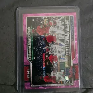 Philadelphia Phillies 2026 Topps Series 1 Team Card, Purple Diamante Variant