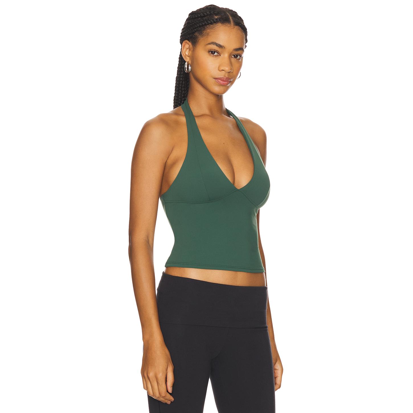 Free People Still Here Halter Top in Black