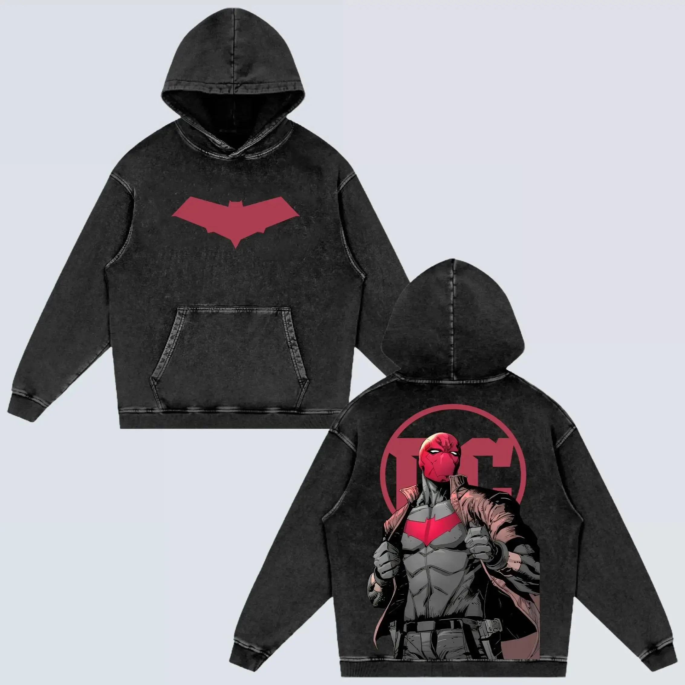 CrimsonKnight Emblem Hoodie 350gsm premium cotton – Dark Oversized Graphic Hoodie, Vigilante-Inspired, Streetwear Daily Fit, TikTok ApprovedFun Comic-Inspired Unisex Outfit, Retro Fan Gift ,comic tshirt ,graphic tee, dailywear, men gift,hero shirt