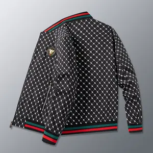 New  Autumn Men's And Womens Jacket Trendy Fashion Printed Casual Baseball Suit spring outfits men Menswear Breathable