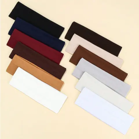 Women's 5pcs Wide Elastic Cloth Headbands - Female Soft Fabric Sweatbands, Elegant Turban Headwrap, Athleisure Sports Headbands, Versatile Accessories for Yoga/Fall Winter Use & Mother's Day Gift