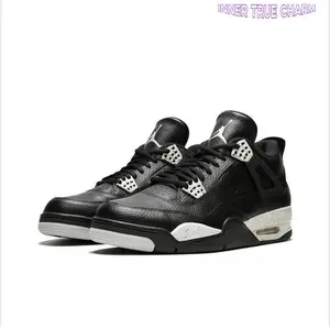 Black & Cement Grey High-Top Sneakers | Premium Leather & Mesh Upper with Air Cushion Sole | Unisex Retro Basketball & Streetwear Shoes for Men & Women