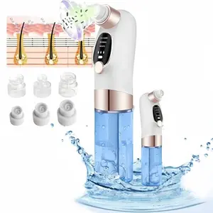 [Portable Home Facial Blackhead Removal Device] Beauty device - Electric bubble blackhead remover - Vacuum nasal cavity cleaner - Removes blackheads from pores - USB charging - Comes with 6 accessory heads