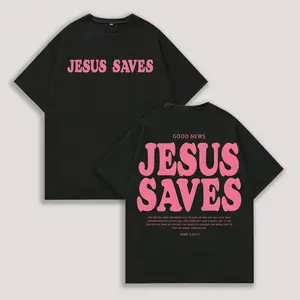 Jesus Saves Unisex Washed T-Shirt | Jesus Tee
