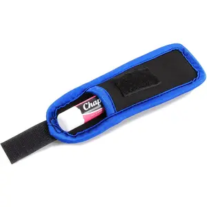 Lip Balm Holder – Clip on Neoprene Chapstick Pouch Easily clips onto Backpack or belt for Convenient Travel and Storage - Carabiner Included