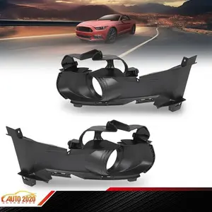 Fits 2015-2017 Ford Mustang EcoBoost /GT Fog Light Cover Pair ABS Left & Right
