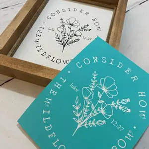 Reusable Stencil Bible Verse Luke 12:27