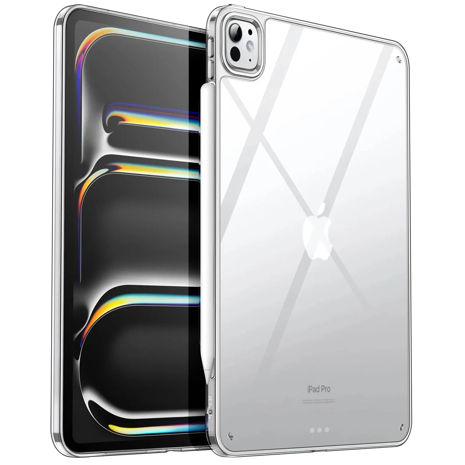 JETech Clear Case for iPad Pro 11 Inch M5,M4 2025,2024 (6th,5th Generation)