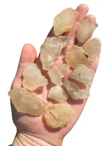 Raw Libyan Desert Glass Crystal - Libyan Gold Tektite