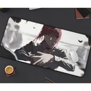 Makima Desk Mat Chainsaw Man makima Anime Mouse Pad Gift Anime Desk Mat makima csm Desk mat Manga deskmat for him chainsaw man gift for him
