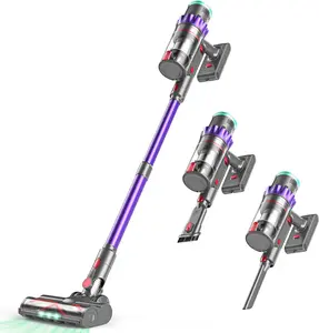 Cordless Multi-Mode Stick Vacuum Cleaner, 550W 48kPa 60 Mins Runtime Vacuum Cleaners for Home,  Batterypowered Vacuum with Intelligent Display, Rechargeable Battery and Anti-Tangle Brush, Perfect for Pet Hair/Carpet/Floors