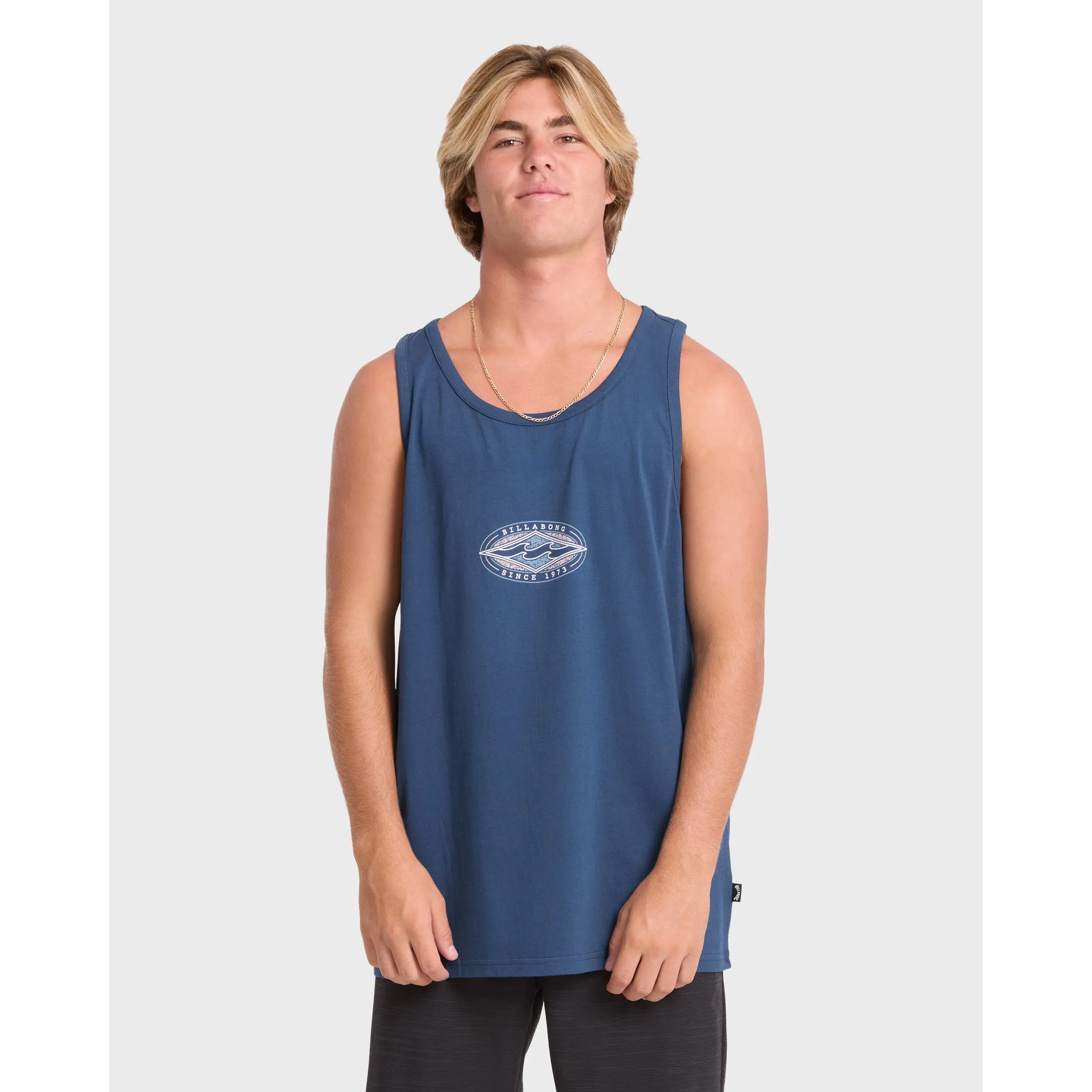 Rotor Diamond Premium Tank Top - Dark Denim