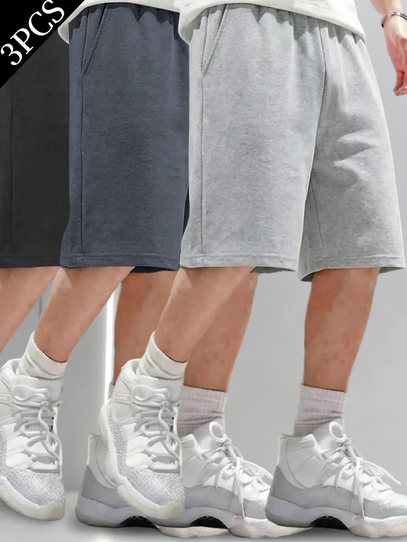 3PCS Boys/Teens Shorts jogger pants Loose Fit Comfortable Breathable Stylish for spring/summer Age8-16Y
