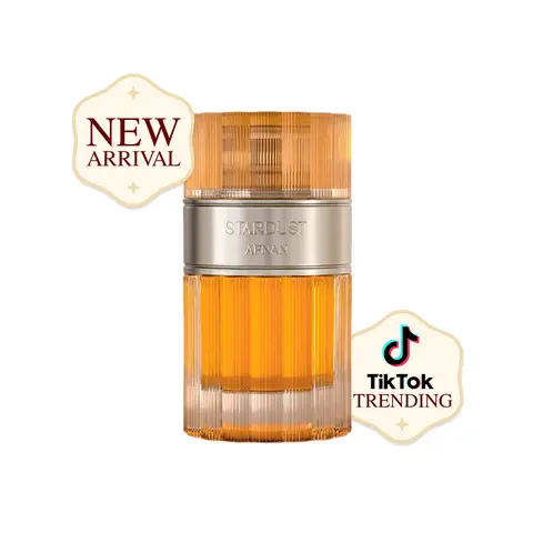 [New Arrival]Afnan Stardust Extrait de Parfum 3.4 Fl. Oz, Unisex Floral Amber Fragrance with Bergamot, Peony, Vanilla & Patchouli, 100ml