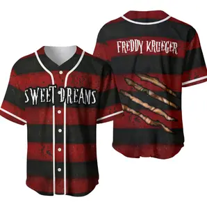 Freddy Krueger Baseball Jersey