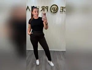 Warm Cashmere Trousers with excellent Stretch