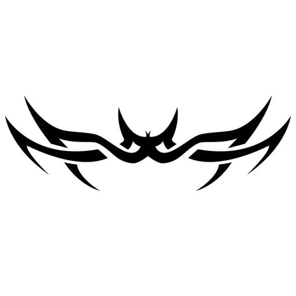Spiked Tribal Tattoo Stencil