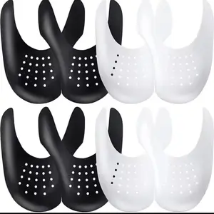 4Pcs Crease Protector Shoe Head Stretcher Sneaker Anti Crease Wrinkled Fold Shoe Support Toe Cap Sport Crease Protector Footwear Comfort