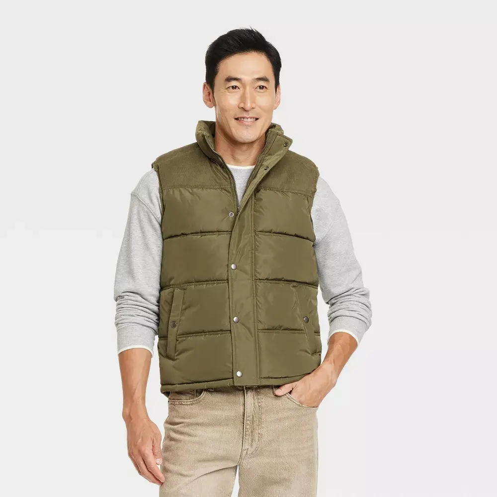 Men's Midweight Puffer Jacket - Goodfellow & Co