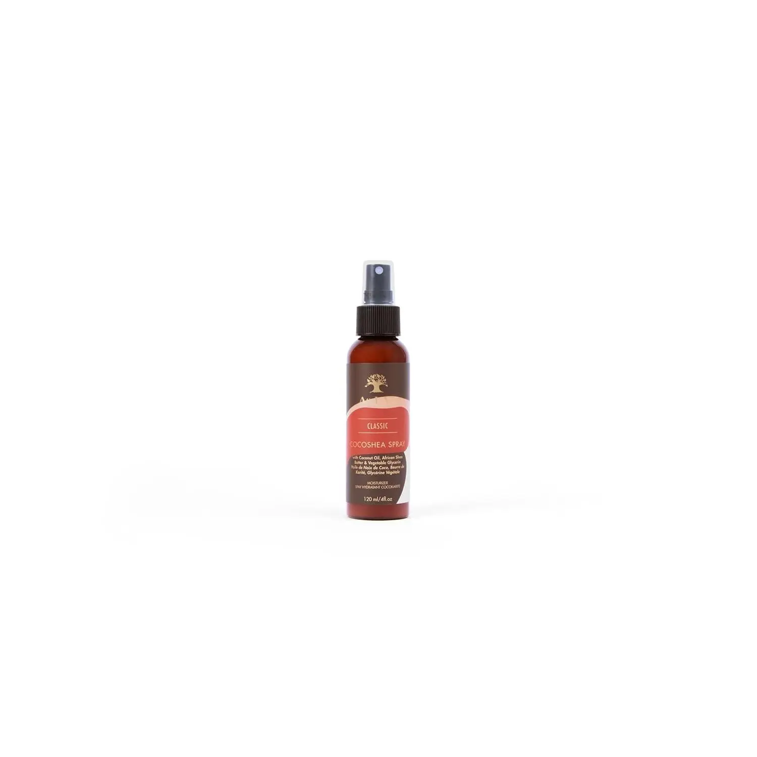 AS I AM CocoShea Hair Oil Spray with Coconut Oil & Shea Butter, Moisturizing for Natural Textured & Glossy Hair, Paraben Free, 4 fl oz