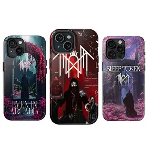 Sleep Token Even In Arcadia Tour 2025 Protective Phone Case - Mobile Phone Accessories for iPhone 17/16/15/14/13/12 Pro Max, Samsung S25/S24 Ultra - Cute Aesthetic Birthday Gift with Protection