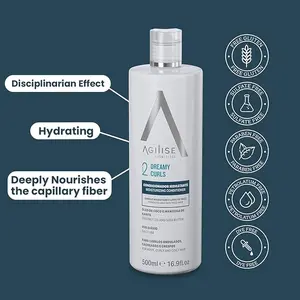 AGILISE Dreamy Curls – Curl Gel with Coconut, Shea & Flaxseed for Definition & Moisture