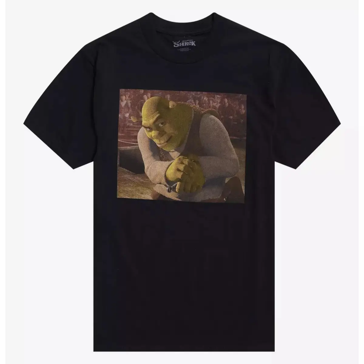 Shrek Rizz Portrait Graphic Tee | Funny Meme Cartoon T-Shirt | Vintage Ogre Unisex Cotton Shirt | Y2K Internet Humor Streetwear | Pop Culture Fan Gift