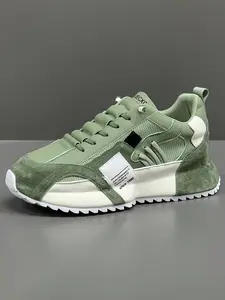 Men's Sporty Casual Shoes, Sneaker, Comfortable Fit, Height Boosting, Versatile for All Seasons, Outdoor & Fitness Use, Plus Size Available