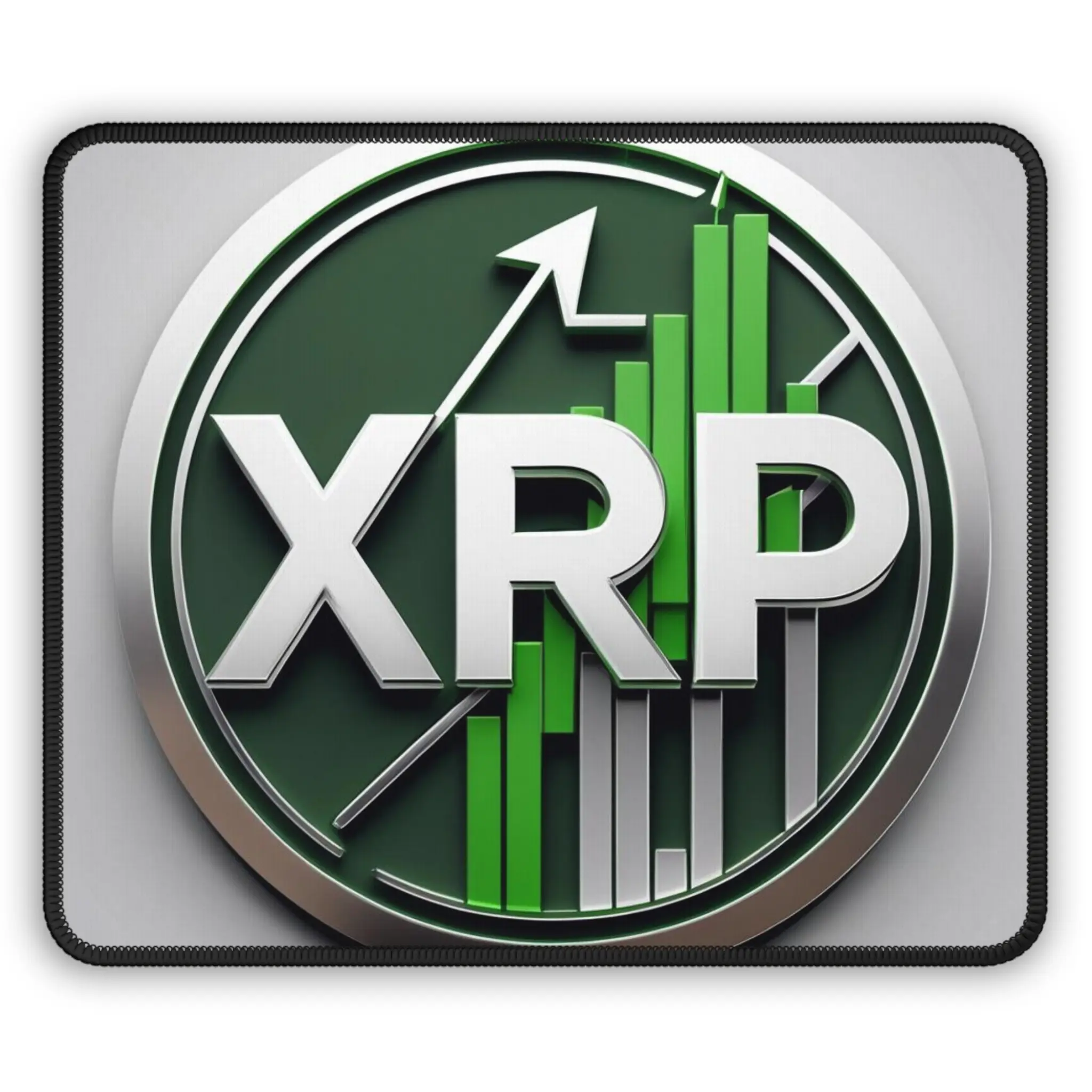 XRP Crypto Logo Gaming Mouse Pad | Ripple Coin Desk Mat