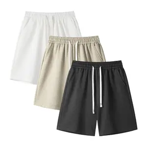 Men’s casual shorts, summer outerwear, fashion brand, 5-inch beach shorts, loose athletic mid-length shorts