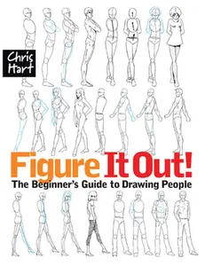 USED Book - Figure It Out!: - The Easy Way to Draw Natural Looking Figures and Faces Step by Step by Hart, Christopher (Paperback) - english