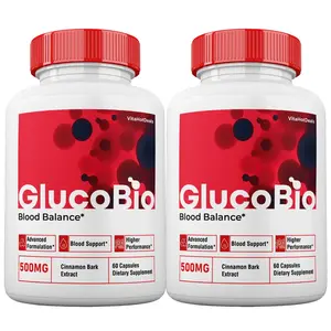 GlucoBio Blood Support Capsules, Gluco Bio Capsules (2 Pack)