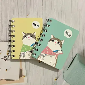Cute Cat Pattern Notebook, 80 Lined Pages, Funny Cat Design, Compact and Portable, Ideal for Daily Notes, Office Supplies, School Awards