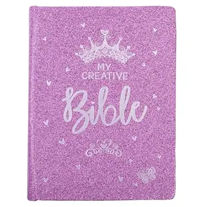 ESV Holy Bible, My Creative Bible For Girls, Hardcover w/Ribbon Marker, Illustrated Coloring, Journaling and Devotional Bible, English Standard ... Glitter (My Creative Bible for Girls ESV)