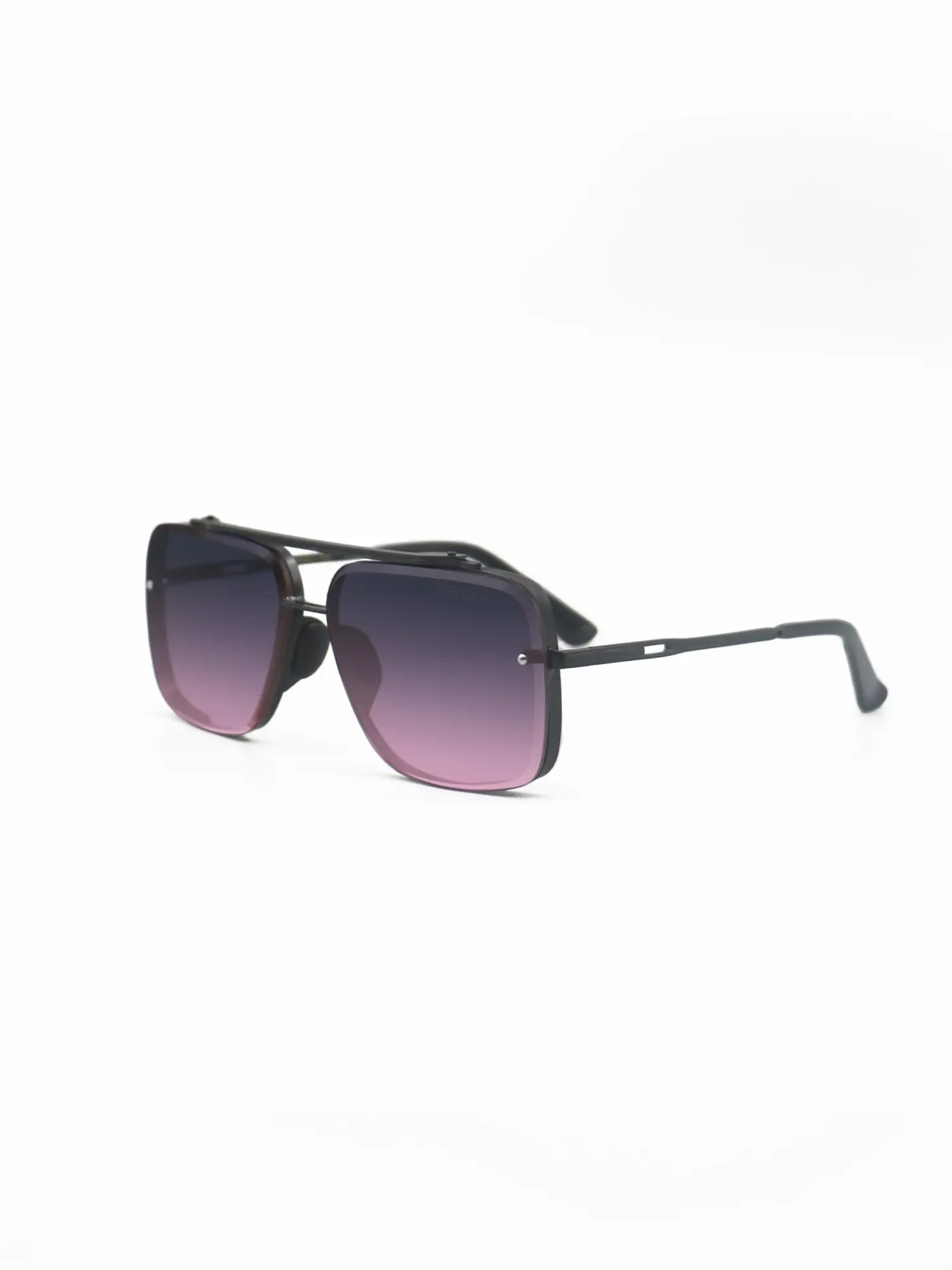 Bella Purple & Pink Tangle-Free Sunglasses | Aviator Sunglasses with Tangle-Free Nose Pads, Shatter-Resistant Lenses & UV400 Protection - Stylish Fashion Eyewear for Women - Trendy Casual Street Style Sunglasses