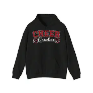 Cheer Grandma My Favorite Cheerleader Calls Me G-Ma Red Hoodies, Sport Hoodie, Athleisure Style – Great For Gym And Streetwear, Casual Look – Perfect For Everyday Errands,Hoodies For Men And Women,Sudaderas Para Hombre,Cotton Casual  Hoodies