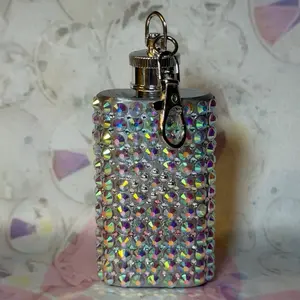 Mini Flask with Rhinestones